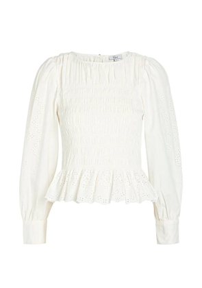 Rails Tabi broderie-anglaise top - White