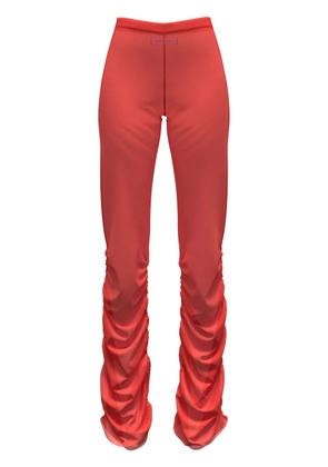 Maccapani The Ruched high-waisted leggings - Orange