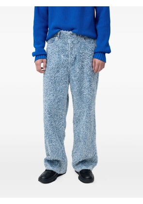 HUGO texture-finished jeans - Blue