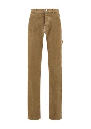Ferragamo flocked patch pocket cargo trousers - Brown