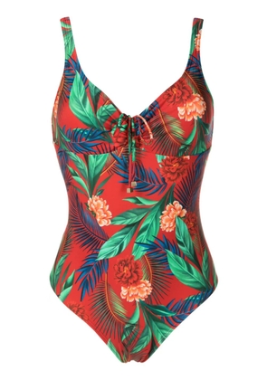 Lygia & Nanny Rosa floral-print swimsuit - Red