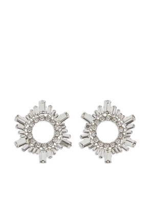 Amina Muaddi Begum earrings - Silver