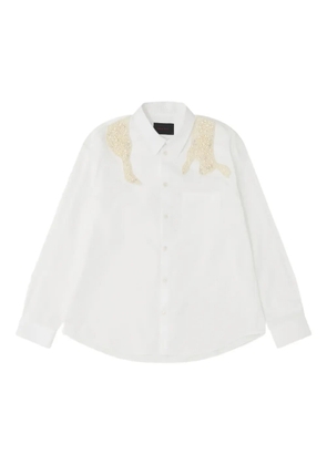 Simone Rocha pearl-embellished shirt - White