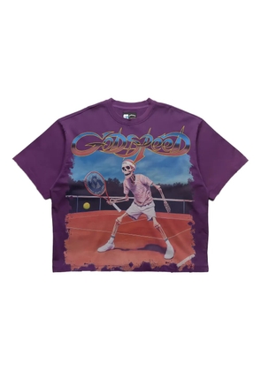 GODSPEED Top Spin graphic T-shirt - Purple