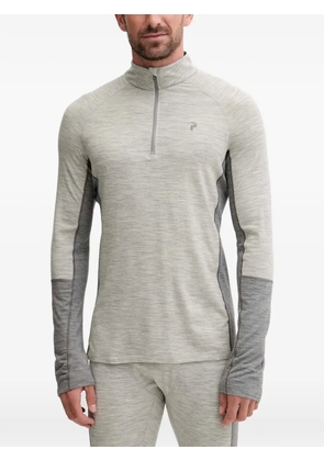 Peak Performance half-zip long-sleeve top - Grey