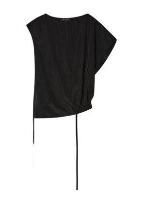 Lee Mathews Kiki asymmetric-neck top - Black