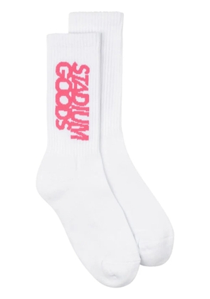 STADIUM GOODS® logo 'Sunlight' crew socks - White