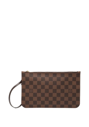 Louis Vuitton Pre-Owned 2014 Damier Ebene Neverfull MM pouch - Brown