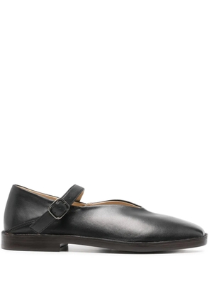 LEMAIRE leather flat pumps - Black