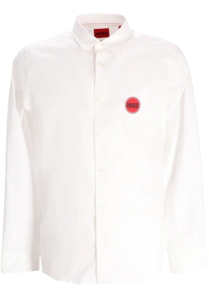 HUGO logo-print shirt - White