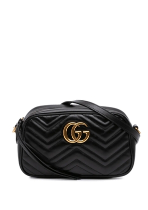 Gucci Pre-Owned 2016-2026 Small GG Marmont Matelasse Leather crossbody bag - Black