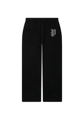 Purple Brand MWT logo-appliqué track pants - Black