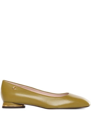 Coccinelle C-Everyday square-toe ballet flats - Green