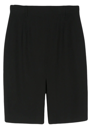 Jean Paul Gaultier Pre-Owned 1990's wool pencil skirt - Black