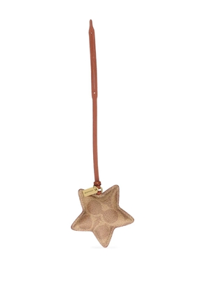 Coach star-shape keyring - Neutrals