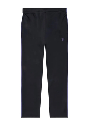 SOUTH2 WEST8 embroidered-stripe track pants - Black