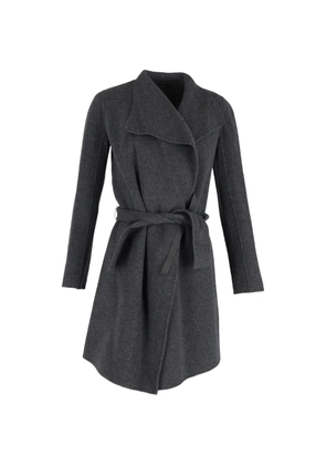 JOSEPH belted wool coat - Grey