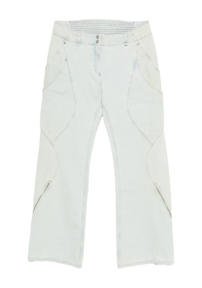 Kiko Kostadinov Carina zip-detail flared jeans - Blue