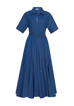 Rosetta Getty belted shirt dress - Blue
