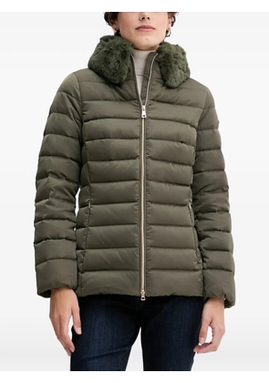 Geox Bettanie texture-collar quilted jacket - Green