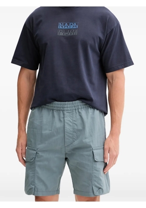 Napapijri cargo drawstring shorts - Blue