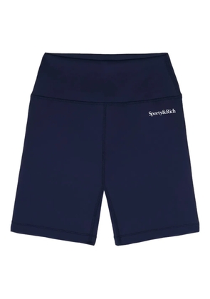 Sporty & Rich high-waisted shorts - Blue