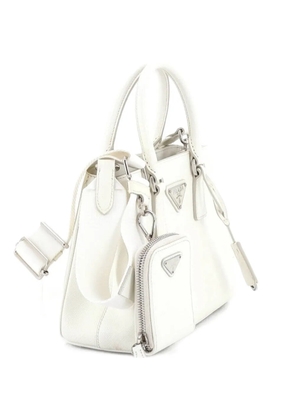 Prada Pre-Owned Re-Edition Galleria Saffiano Leather Micro tote bag - White