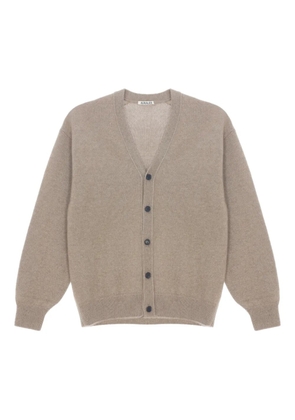 Auralee cashmere cardigan - Neutrals