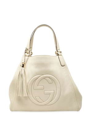 Gucci Pre-Owned 2000-2015 Medium Leather Soho Cellarius tote bag - White