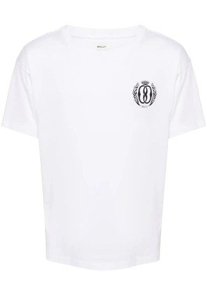 Bally logo-print organic cotton T-shirt - White