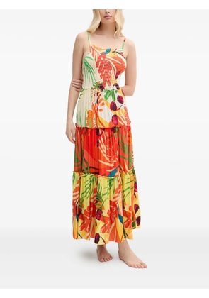 Desigual tiered maxi dress - Orange