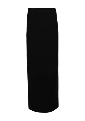 Mônot high-waisted column maxi skirt - Black