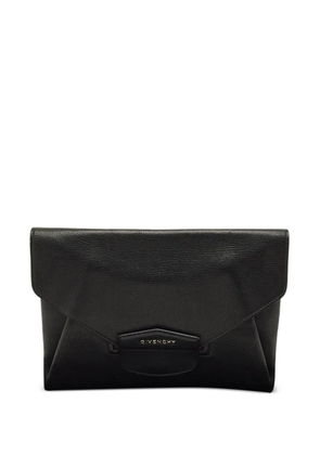 Givenchy Pre-Owned Antigona envelope clutch bag - Black