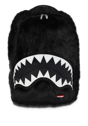 Sprayground Cray furry shark backpack - Black