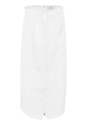Coperni organza maxi skirt - White