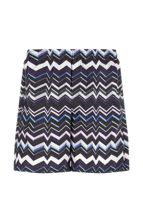 Missoni zigzag-pattern swim shorts - Black