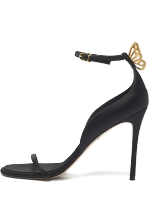 Sophia Webster Mariposa butterfly satin sandals - Black