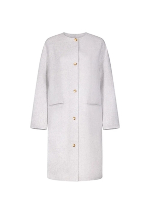 Loulou Kerry button single-breasted coat - Neutrals