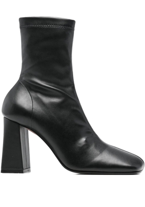 Castagna 90mm Paulene square-toe ankle boots - Black