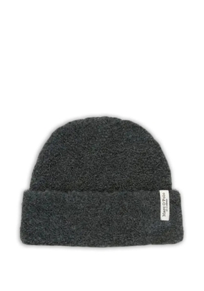 Marc O'Polo logo-patch beanie hat - Grey