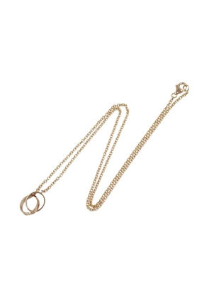 Cartier 18K rose gold Interlocking Circles necklace - Pink