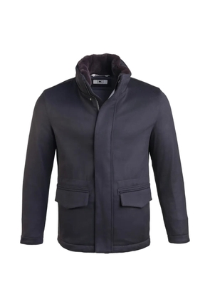 Kiton cashmere coat - Blue