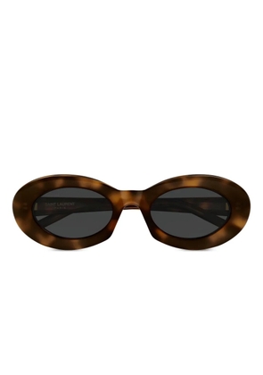 Saint Laurent Eyewear round-frame sunglasses - Brown
