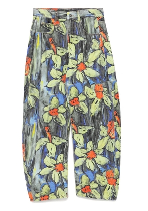 JNBY all-over floral print jeans - Blue