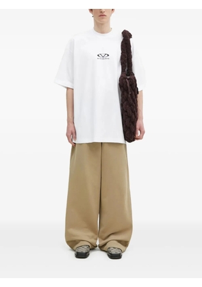 VETEMENTS cotton-blend track pants - Neutrals
