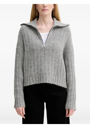 Marc O'Polo zip-neck sweater - Grey