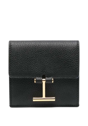 TOM FORD logo-detail snap-button wallet - Black