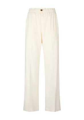 LIU JO logo-plaque track pants - White