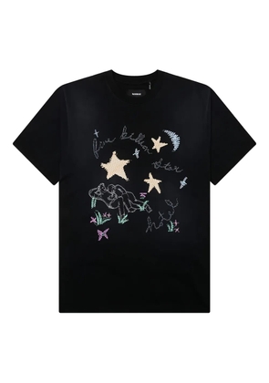 Nahmias star-embroidered T-shirt - Black