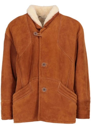 A.N.G.E.L.O. Vintage Cult 1980s pre-owned shearling-collar jacket - Orange